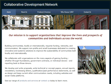 Tablet Screenshot of collaborativedevelopment.net